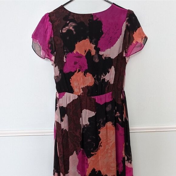 DVF Melania Silk Maxi Dress size 2 EUC - Picture 3 of 6
